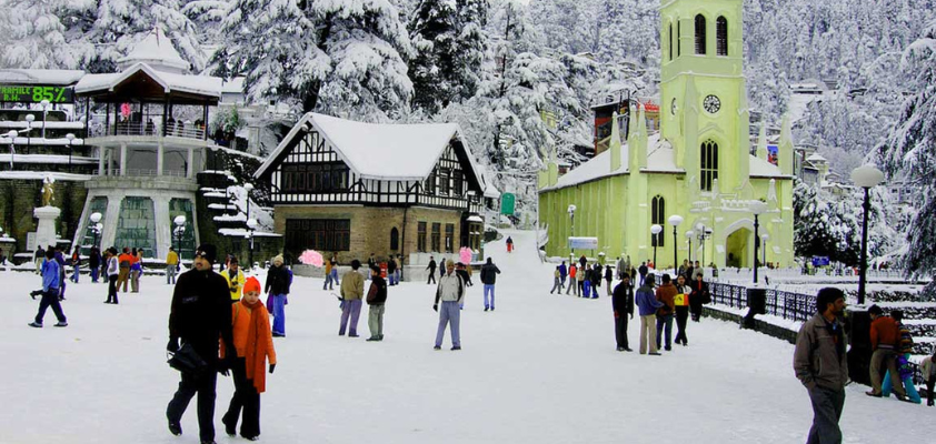 shimla winter view